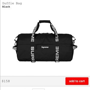Supreme Duffle Bag